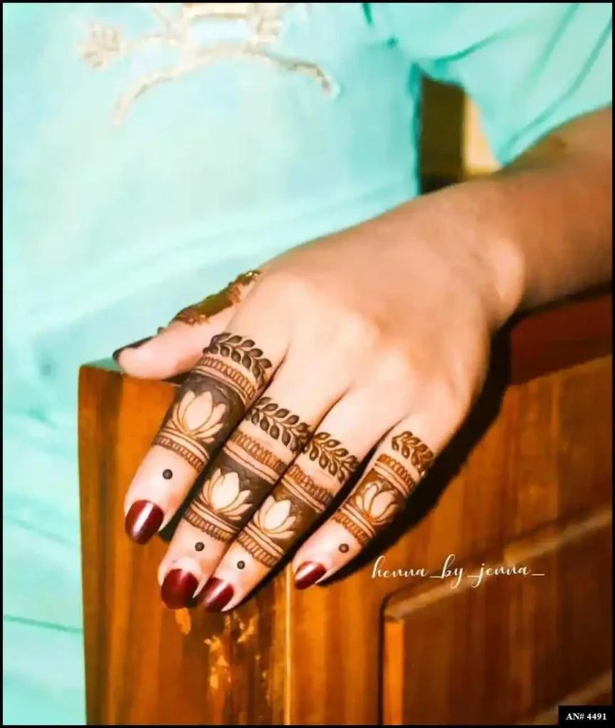 Back Side Mehndi Design