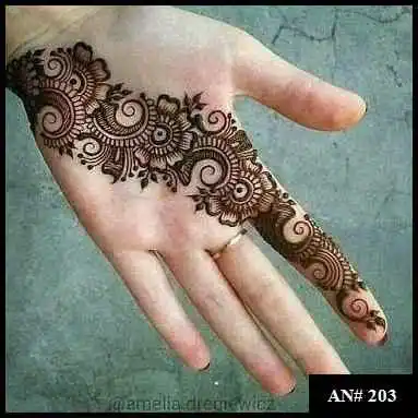 Khafif Mehndi Design