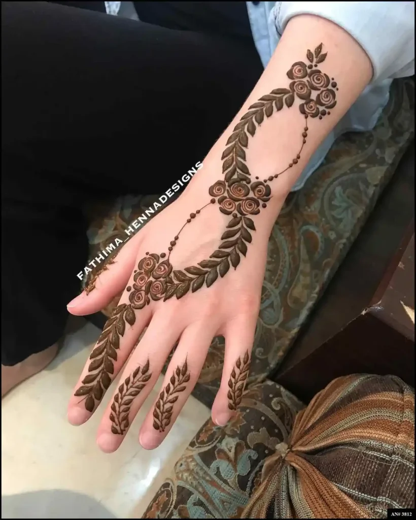 Pakistani Arabic Mehndi Design