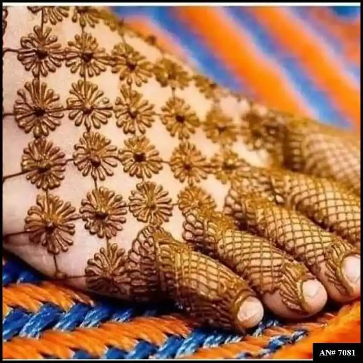 Stylish Foot Mehndi Design
